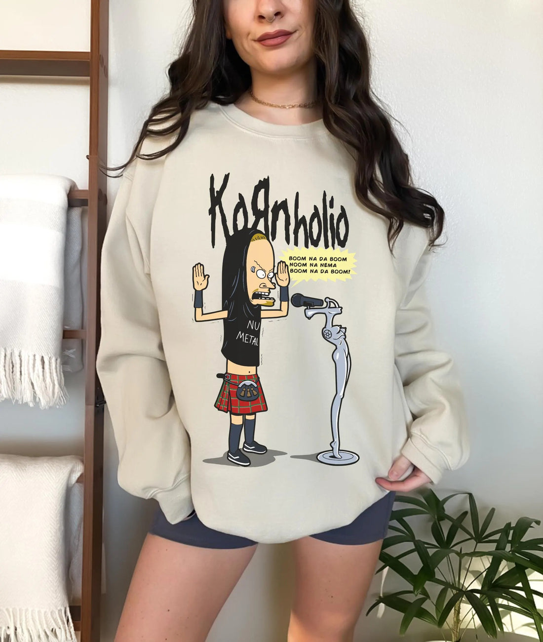 Kornholio Graphic Sweatshirt for Women Men