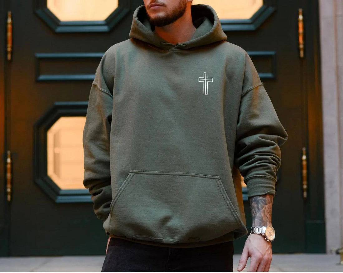 Men's Christian Hoodie Bible Verse Hoodie