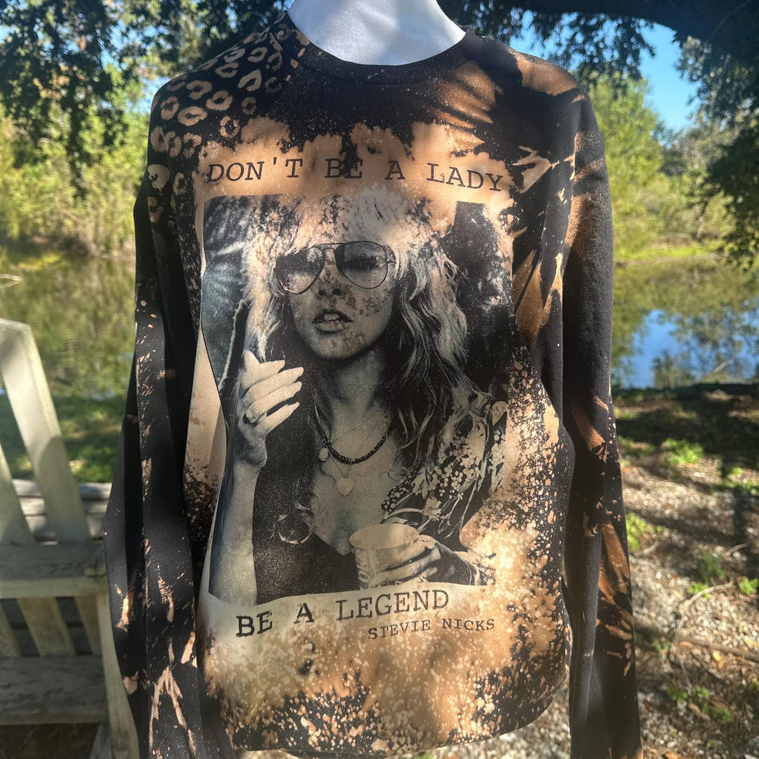 Stevie Nicks Bleached Vintage Sweatshirt