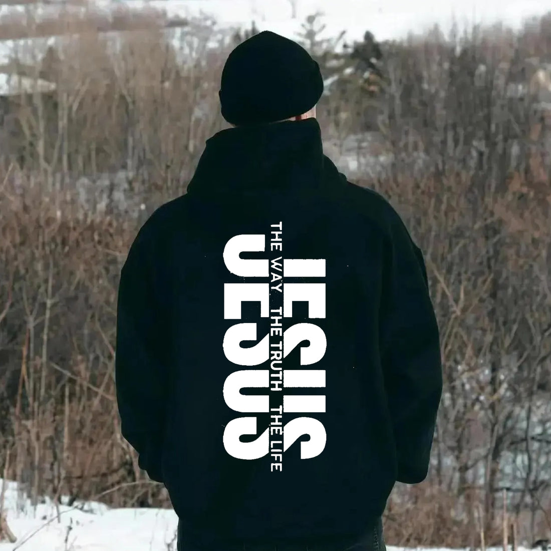 Men's Christian Hoodies Jesus The Way Christian Hoodie
