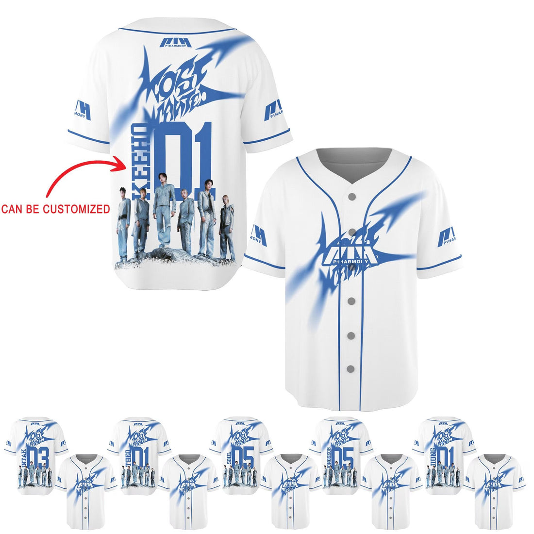 P1Harmony Live Tour Unisex Jersey, P1Harmony Live Tour 2025