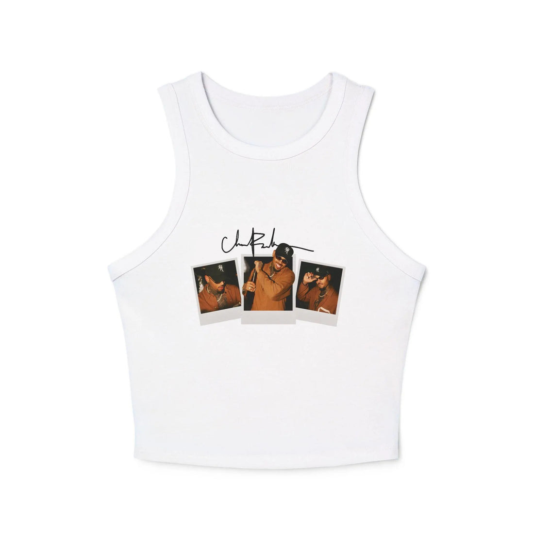 Polaroid Breezy-Inspired Tank Top, Chris Brown Tour Outfit