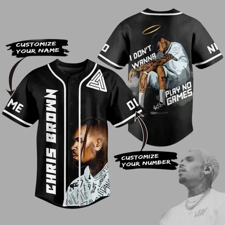 Chris Brown Tour Baseball Jersey, Custom Chris Brown 2025 Shirt, Breezy Bowl XX