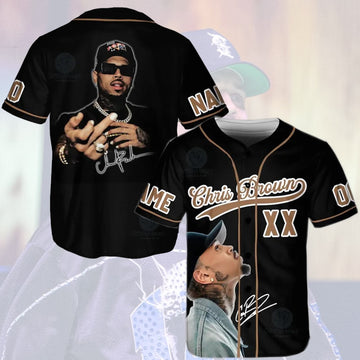 Custom Breezy Bowl XX 2025 Chris Brown Jersey, Chris Brown XX 2025 Fan Jersey