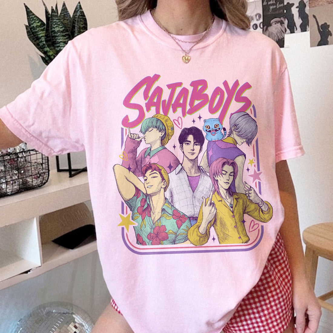Saja Boys Boy Band T-Shirt - Kpop Demon Inspired Movie