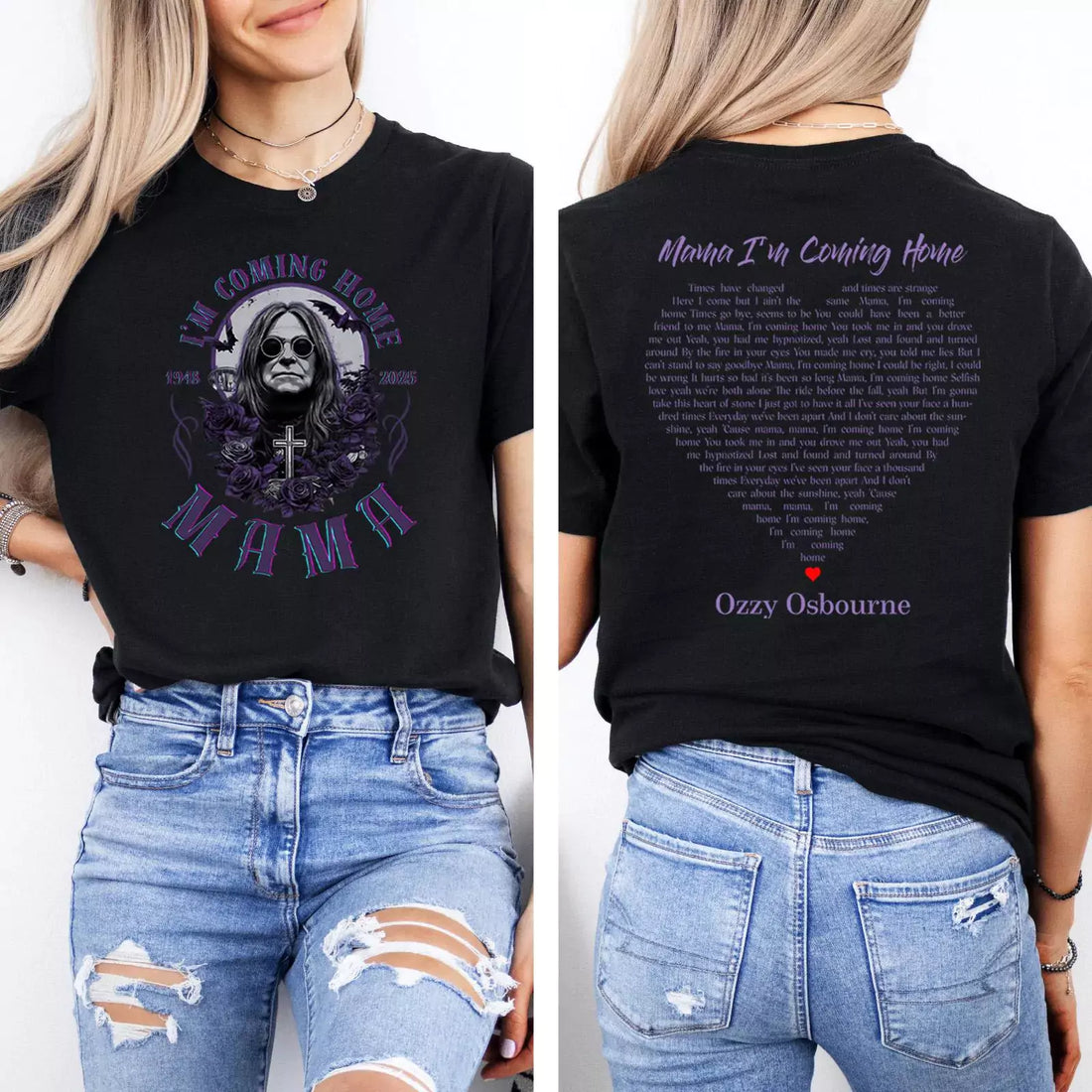 RIP Ozzy Osbourne No More Tour Shirt