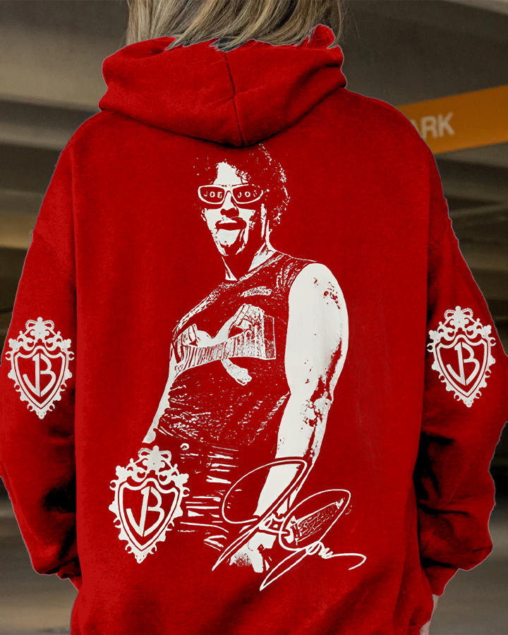 Vintage Jonas Brothers Loose Fit Hooded Sweatshirt With Pockets